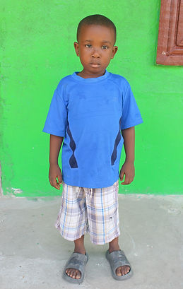 A child at Sheila Love High School awaiting sponsorship