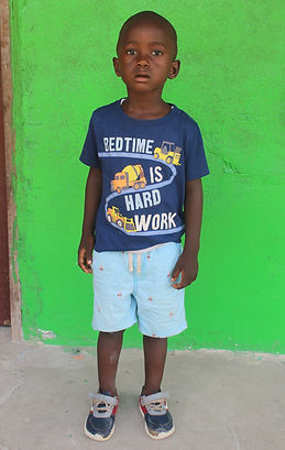 A child at Sheila Love High School awaiting sponsorship